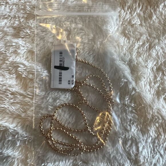 NEW NORDSTROM Gold Double Fancy Chain - Picture 5 of 5